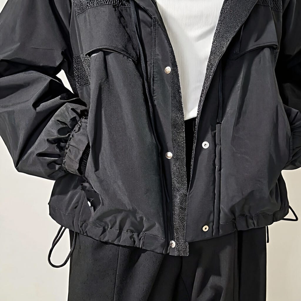 Specific color decision example for black jacket