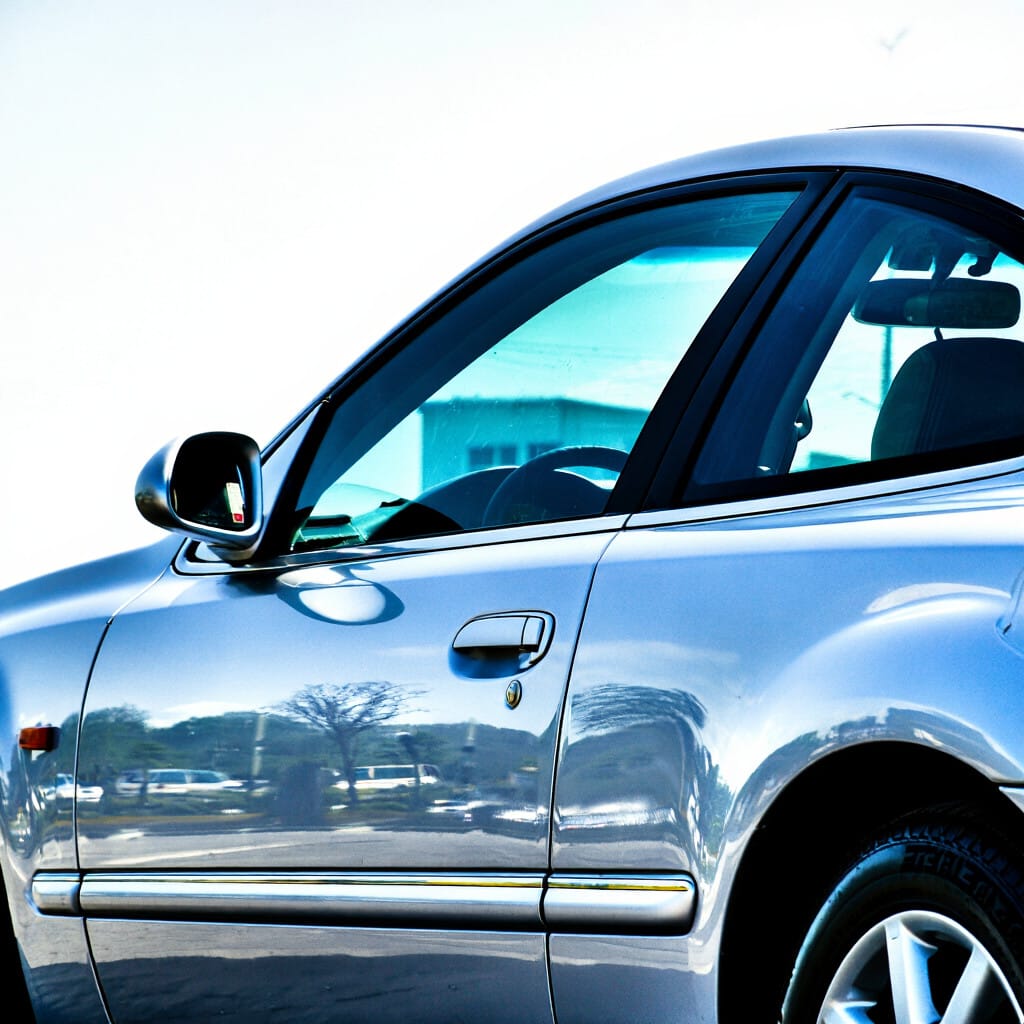 Specific color decision example for silver car