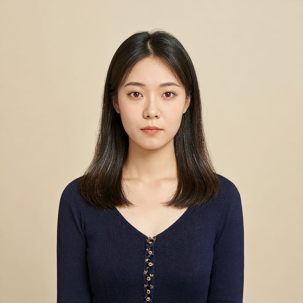 Composition example with a centered subject