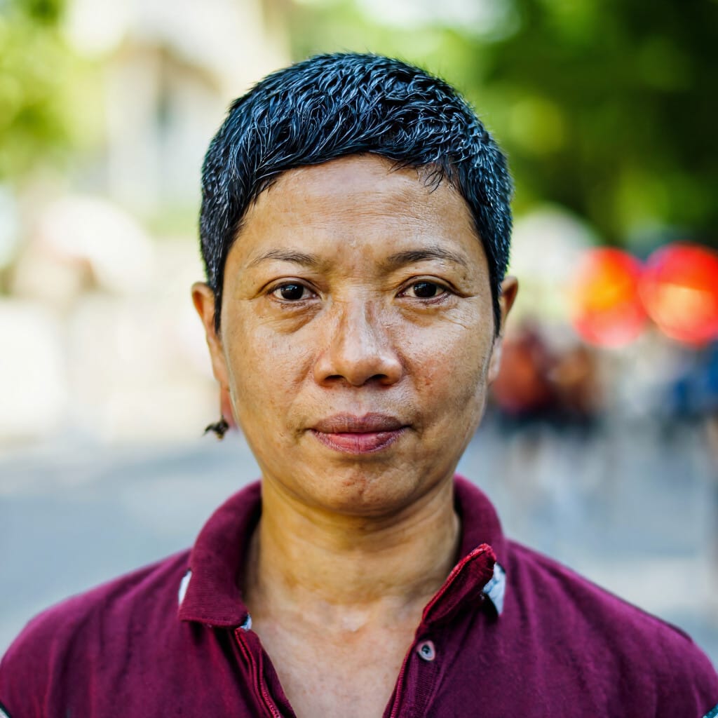 Composition example with shallow depth of field