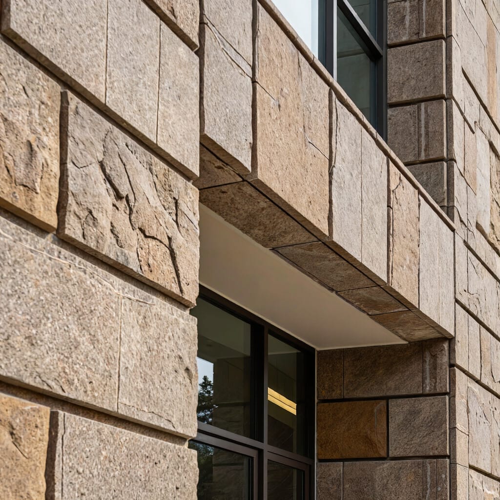 Materials keyword example for stone facade