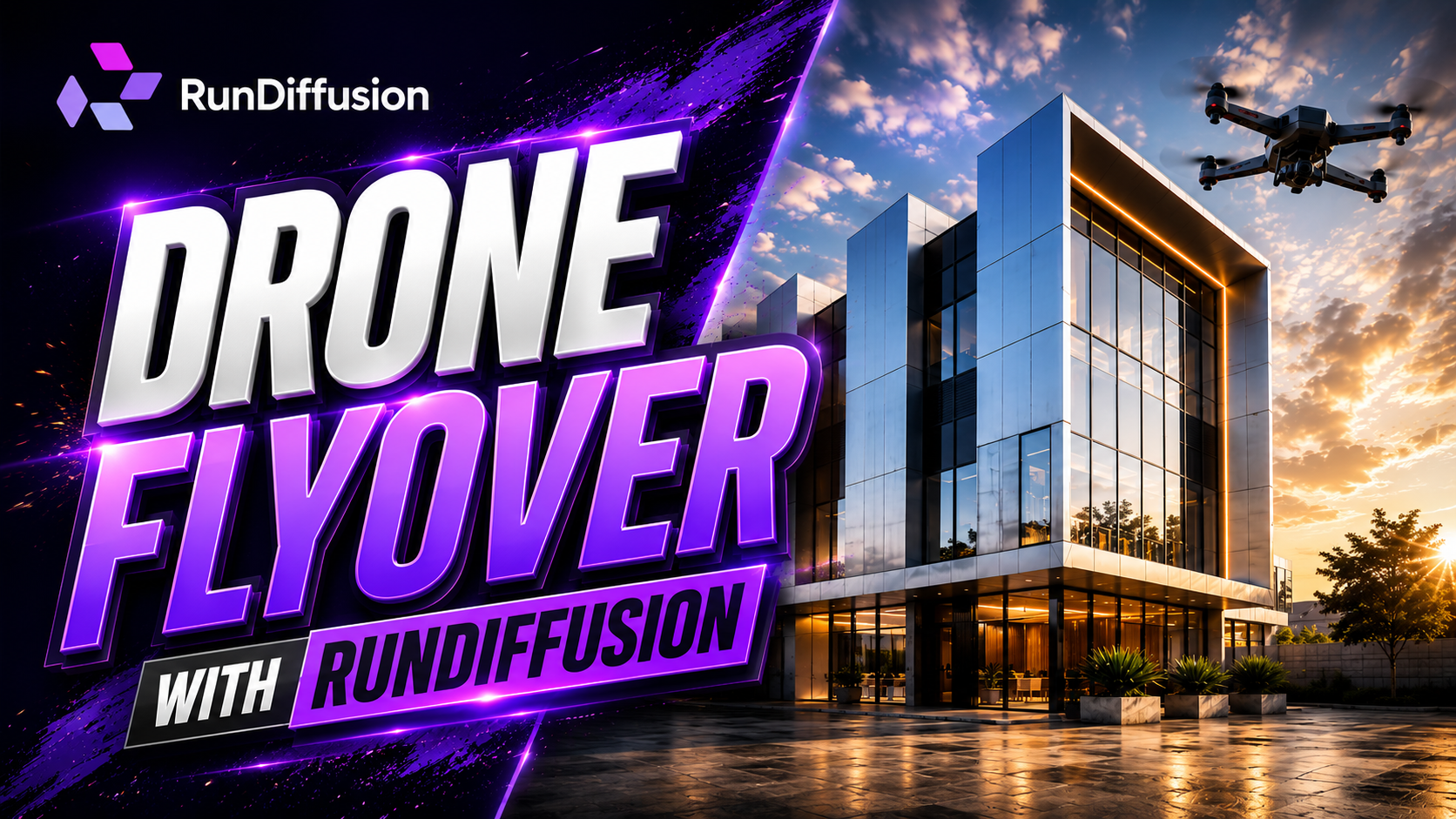 Drone Flyovers and Rotations on RunDiffusion