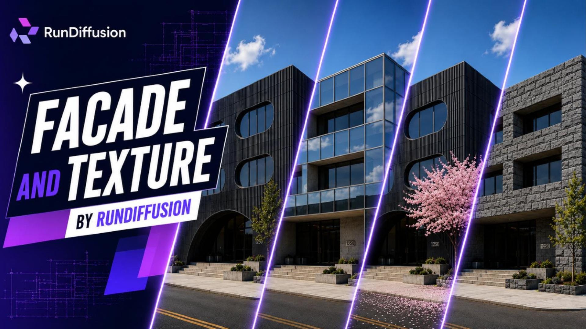 Facade and Texture Exploration on RunDiffusion