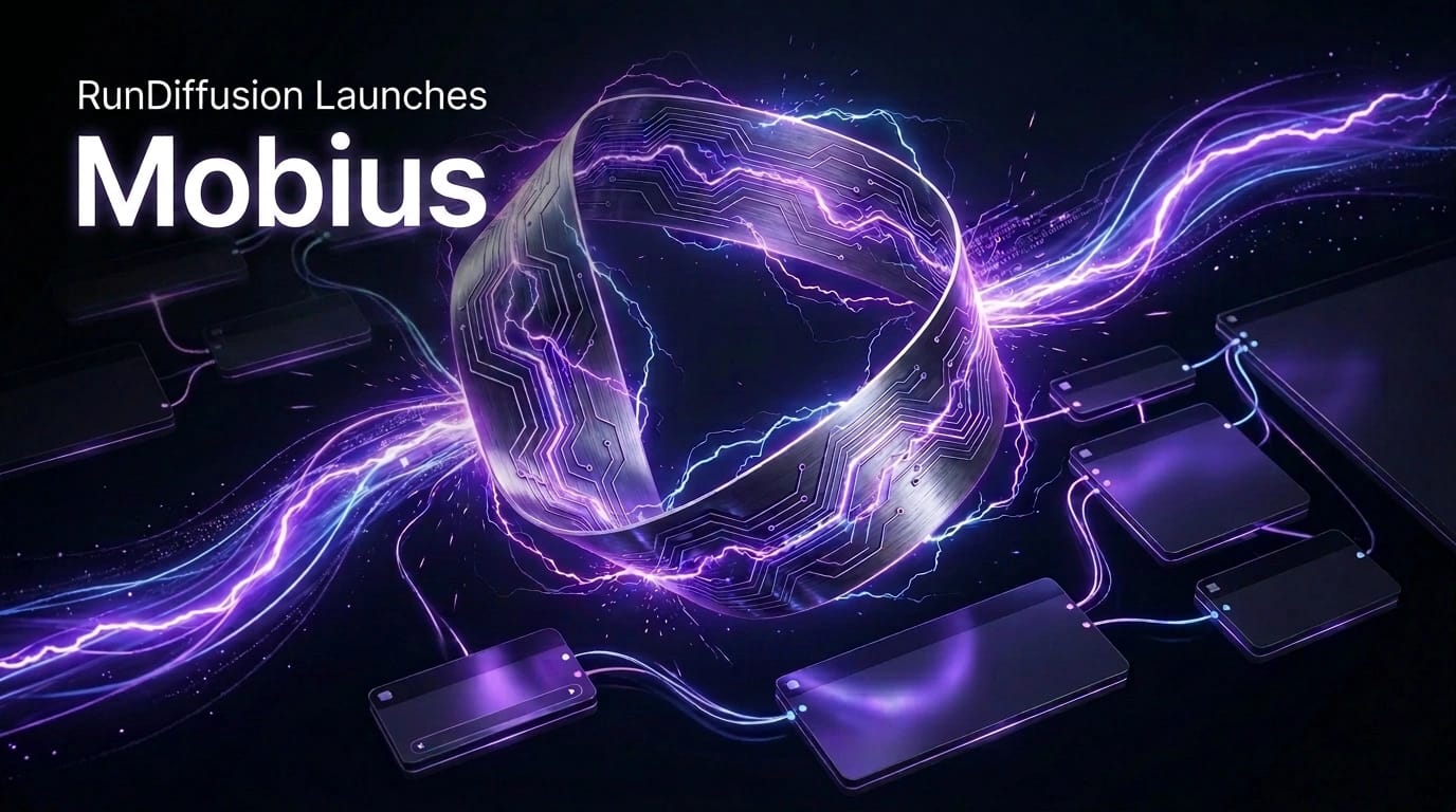 RunDiffusion launches Mobius for supported open source applications