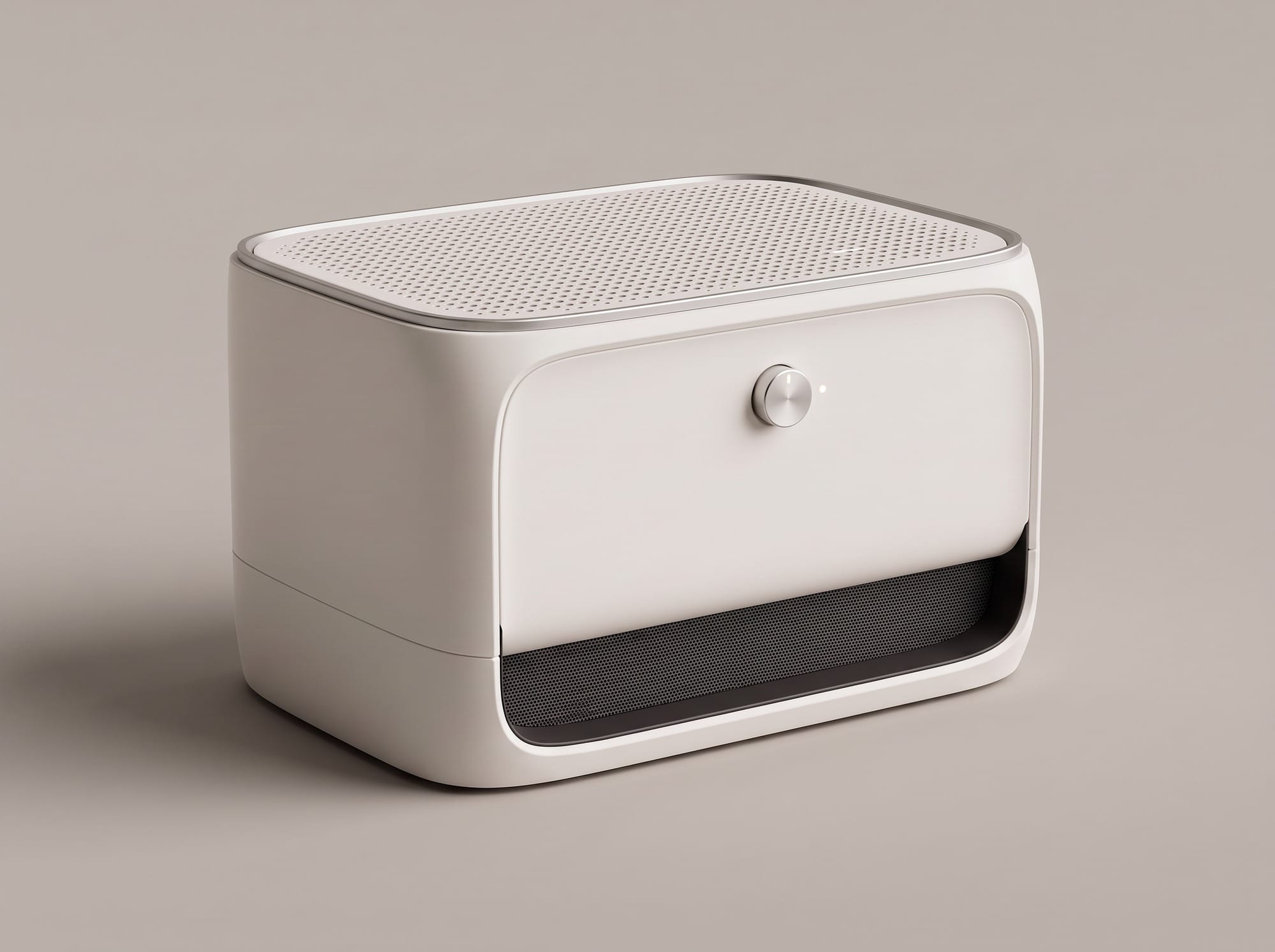 Image 1 showing the wide countertop air purifier used as the authoritative base for the following reference edit.
