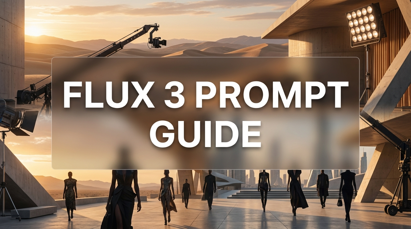 FLUX 3 Prompt Guide for Architecture and AI Video