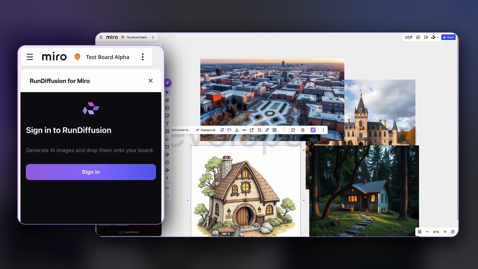 How to Install and Use the RunDiffusion Miro Plugin