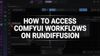 How to Access ComfyUI Workflows on RunDiffusion
