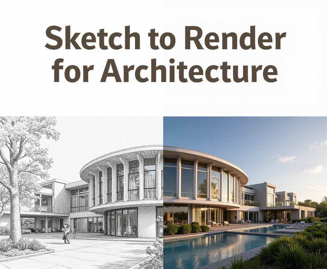 Sketch to Render Pro for Architecture | RunDiffusion