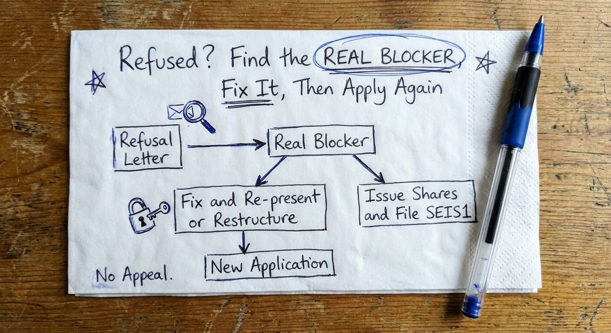 Refused? Find the REAL BLOCKER, Fix It, Then Apply Again