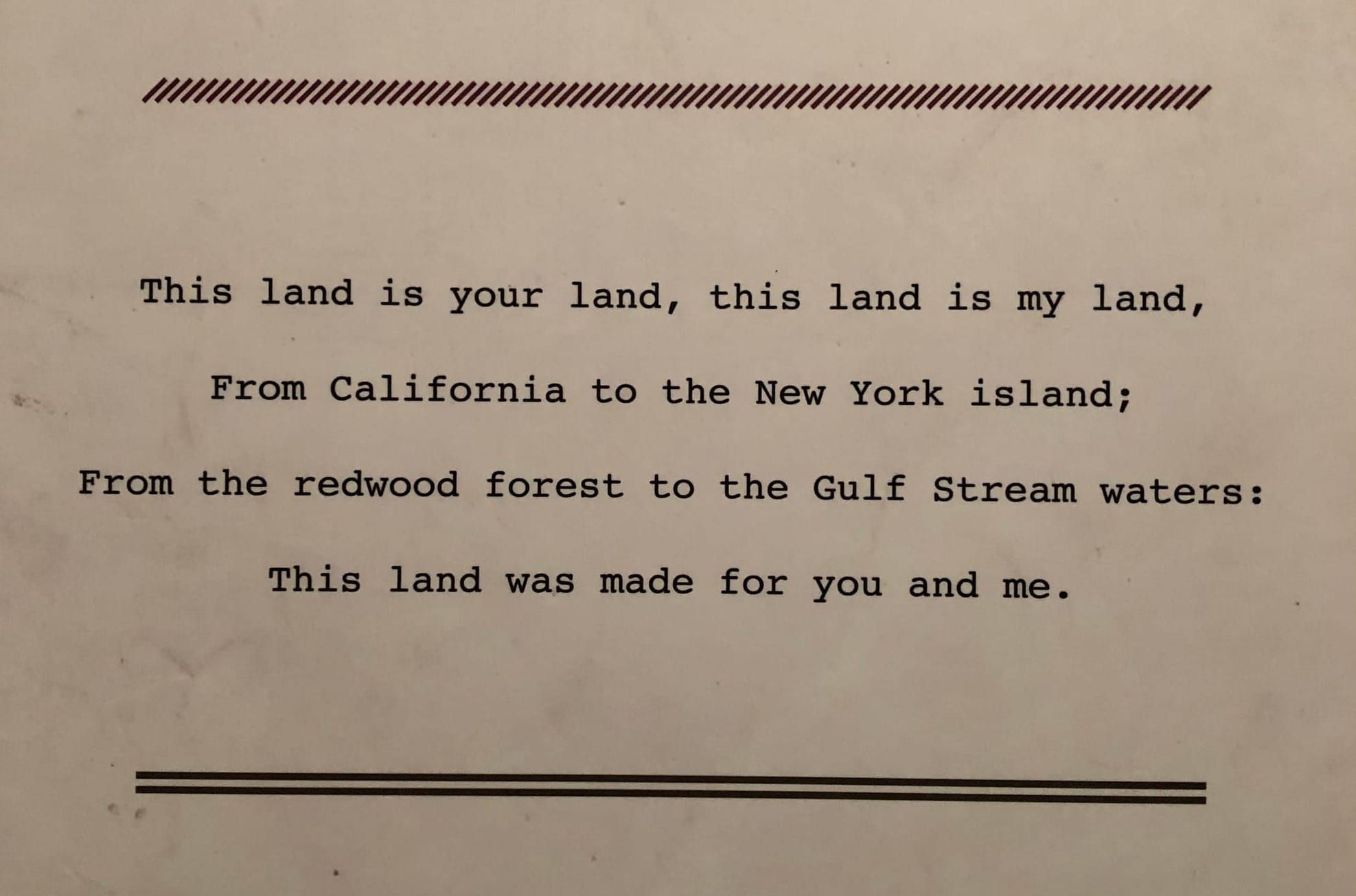 Woody Guthrie, An Anthem and the Spark Of a Movement: The Origins and Legacy of "This Is Your Land"