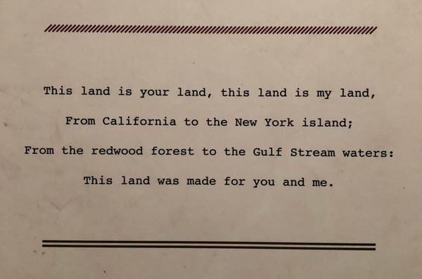 Woody Guthrie, An Anthem and the Spark Of a Movement: The Origins and Legacy of "This Is Your Land"