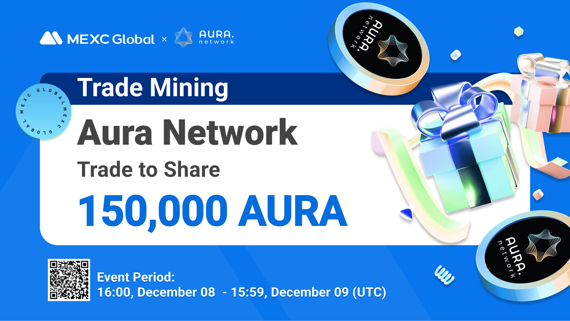 MEXC Trade Mining - Trade to Mine 150,000 AURA