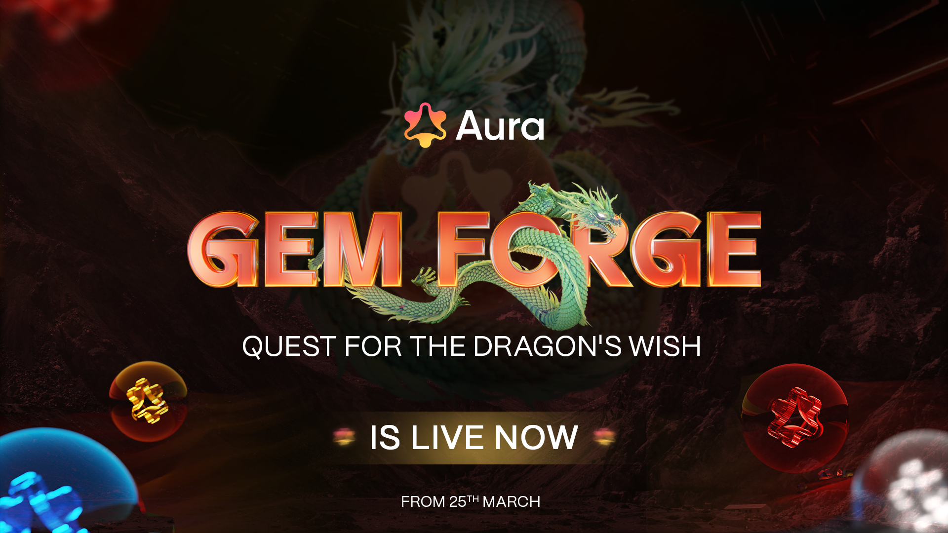 How to join Aura Network Gem Forge: Quest for the Dragon's Wish?