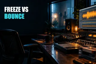 Music studio and equipment related to the article