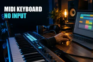 Music studio and equipment related to the article