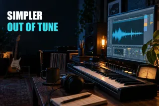 Music studio and equipment related to the article