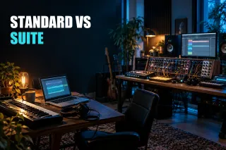 Editorial cover for Ableton Live Standard vs Suite: Pay for the Tools You Will Use, created with GPT Image 2.5 Sunburst