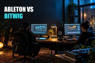 Music studio and equipment related to the article