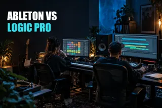 Music studio and equipment related to the article