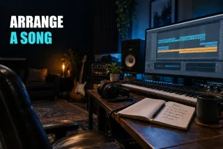 Editorial cover for How to Arrange a Song in Ableton Live Without Adding More Loops, created with GPT Image 2.5 Sunburst