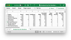 RICE plus a bit of politics