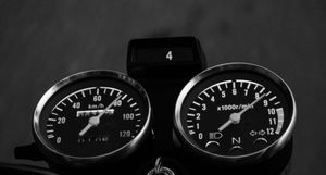 motorcycle speedometer and tachomoeter