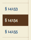 Navbar screenshot: California Penal Code Section 14154