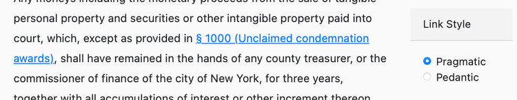 Supporting both kinds of NY attorneys: the pragmatic and the pedantic
