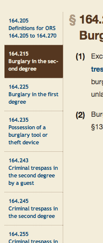 If Only California Statutes had Names