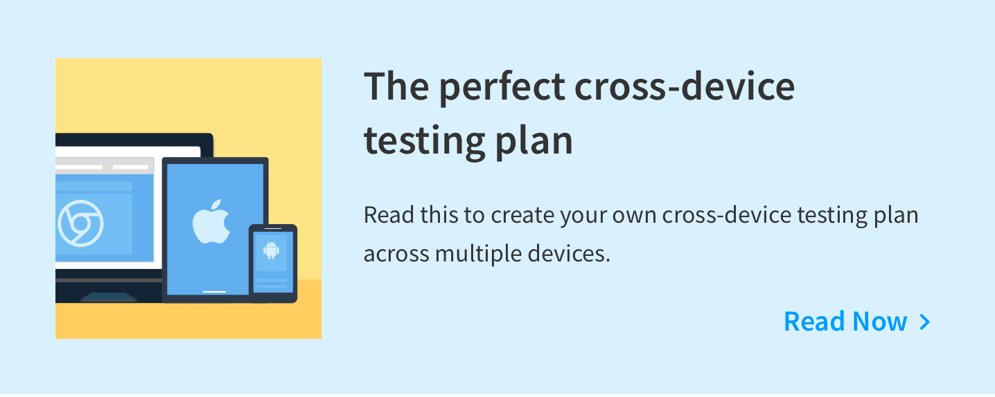 Mobile testing strategy