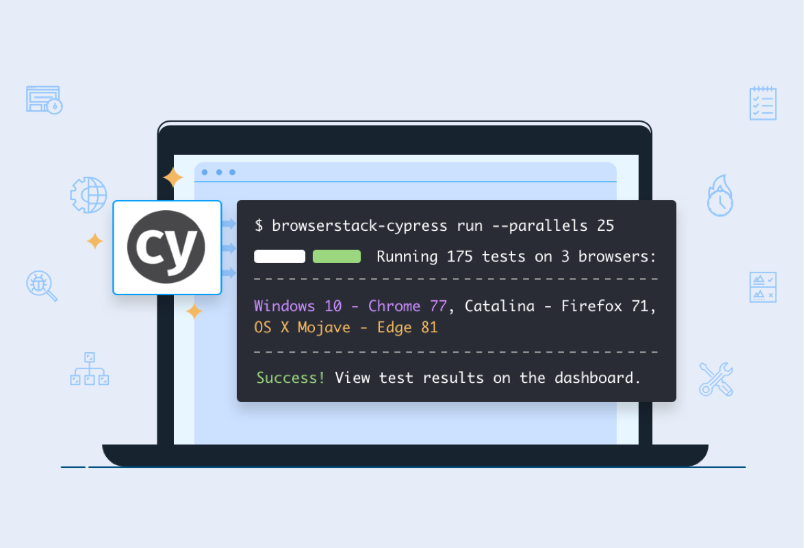 Cypress testing on BrowserStack Cloud