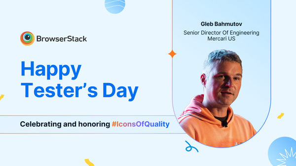 Honoring #IconsOfQuality: Gleb Bahmutov, Senior Director Of Engineering