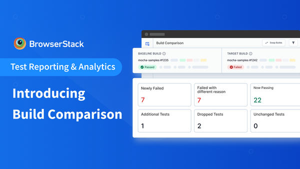 Introducing Build Comparison in Test Reporting & Analytics