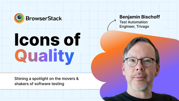 Honoring #IconsOfQuality: Benjamin Bischoff, Trivago