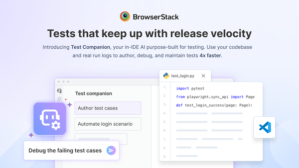 Meet Test Companion: AI That Helps QA Teams Keep Pace with Modern Development
