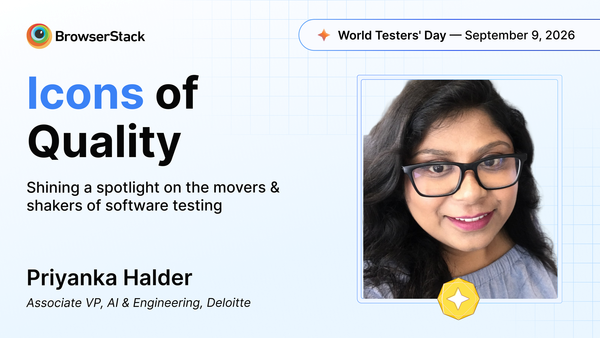 Honoring #IconsOfQuality: Priyanka Halder