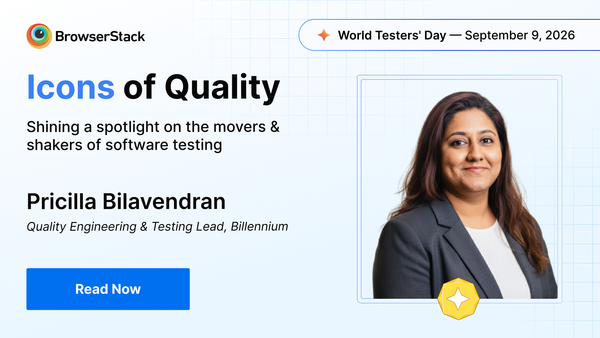 Honoring #IconsOfQuality: Pricilla Bilavendran