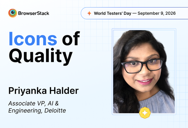 Honoring #IconsOfQuality: Priyanka Halder