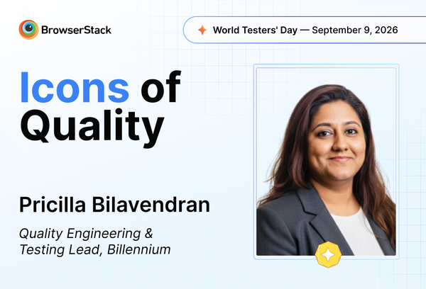 Honoring #IconsOfQuality: Pricilla Bilavendran