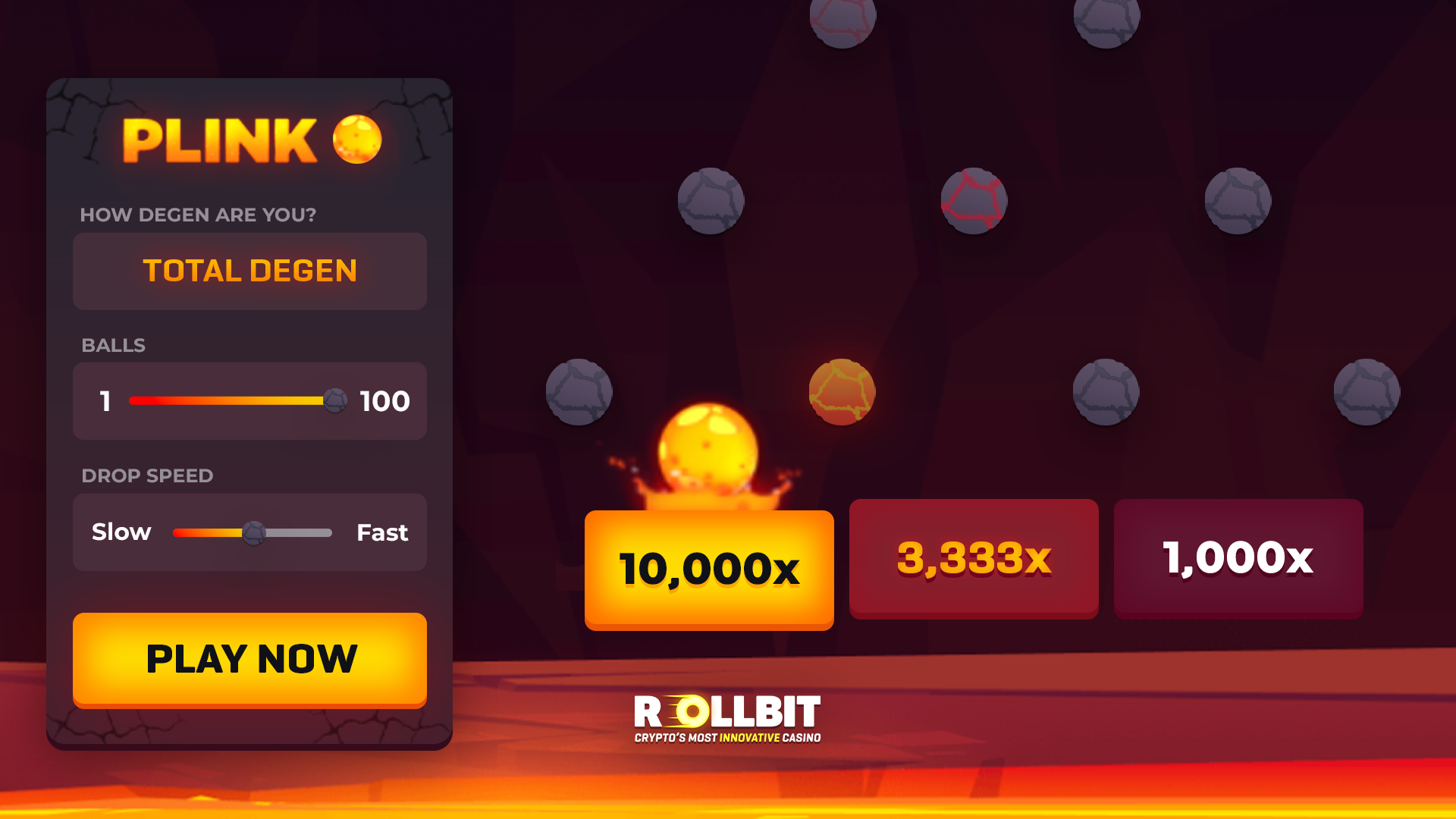 Introducing Rollbit Plinko 🌋