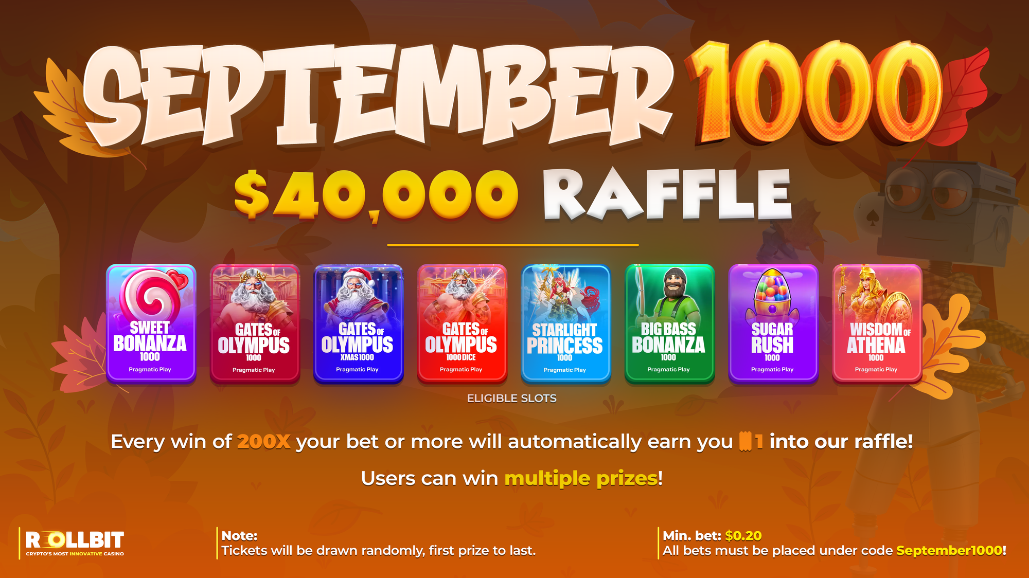 $40,000 September1000 Raffle