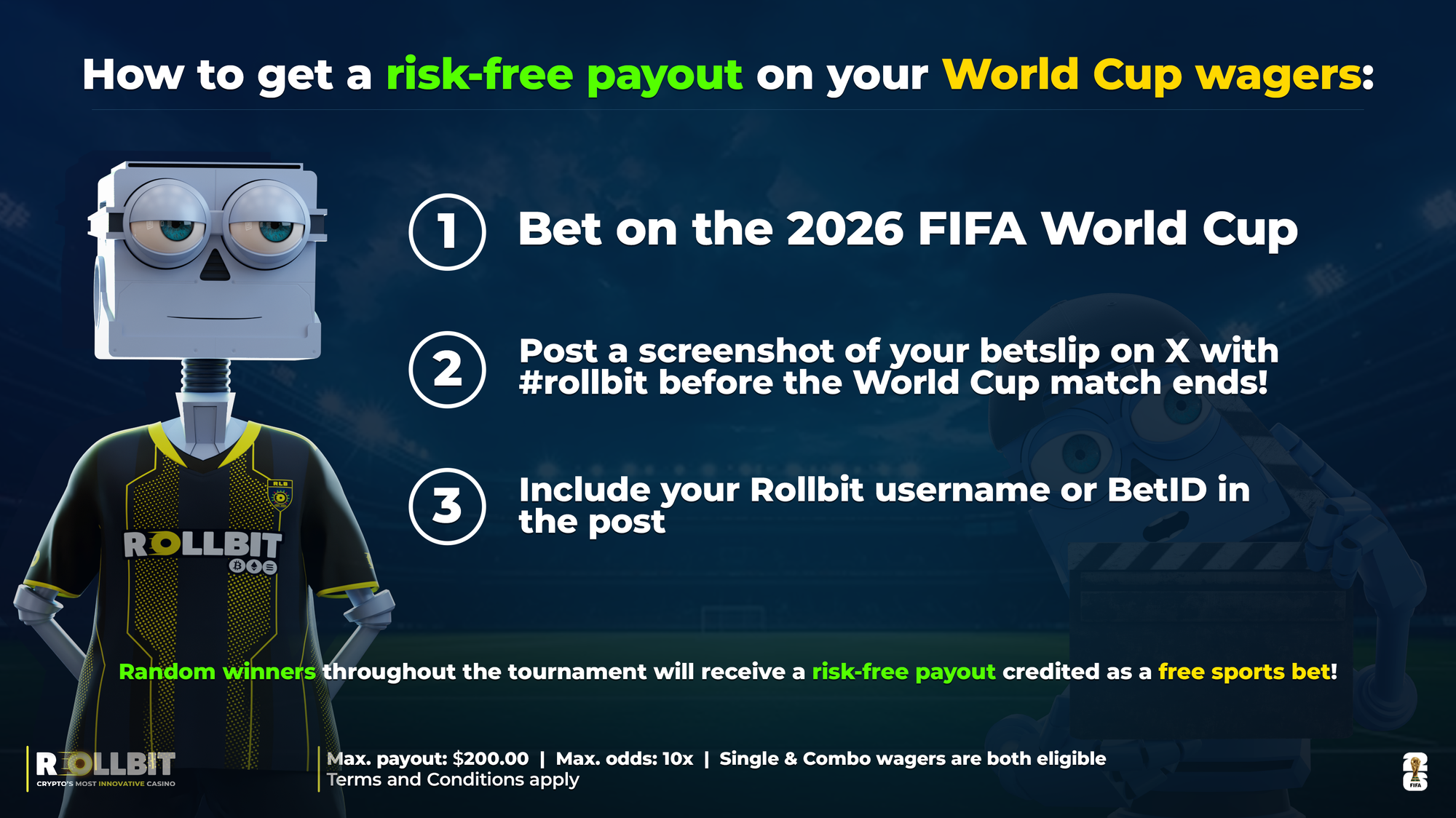 Share World Cup wagers on 𝕏 → Get a risk-free payout!