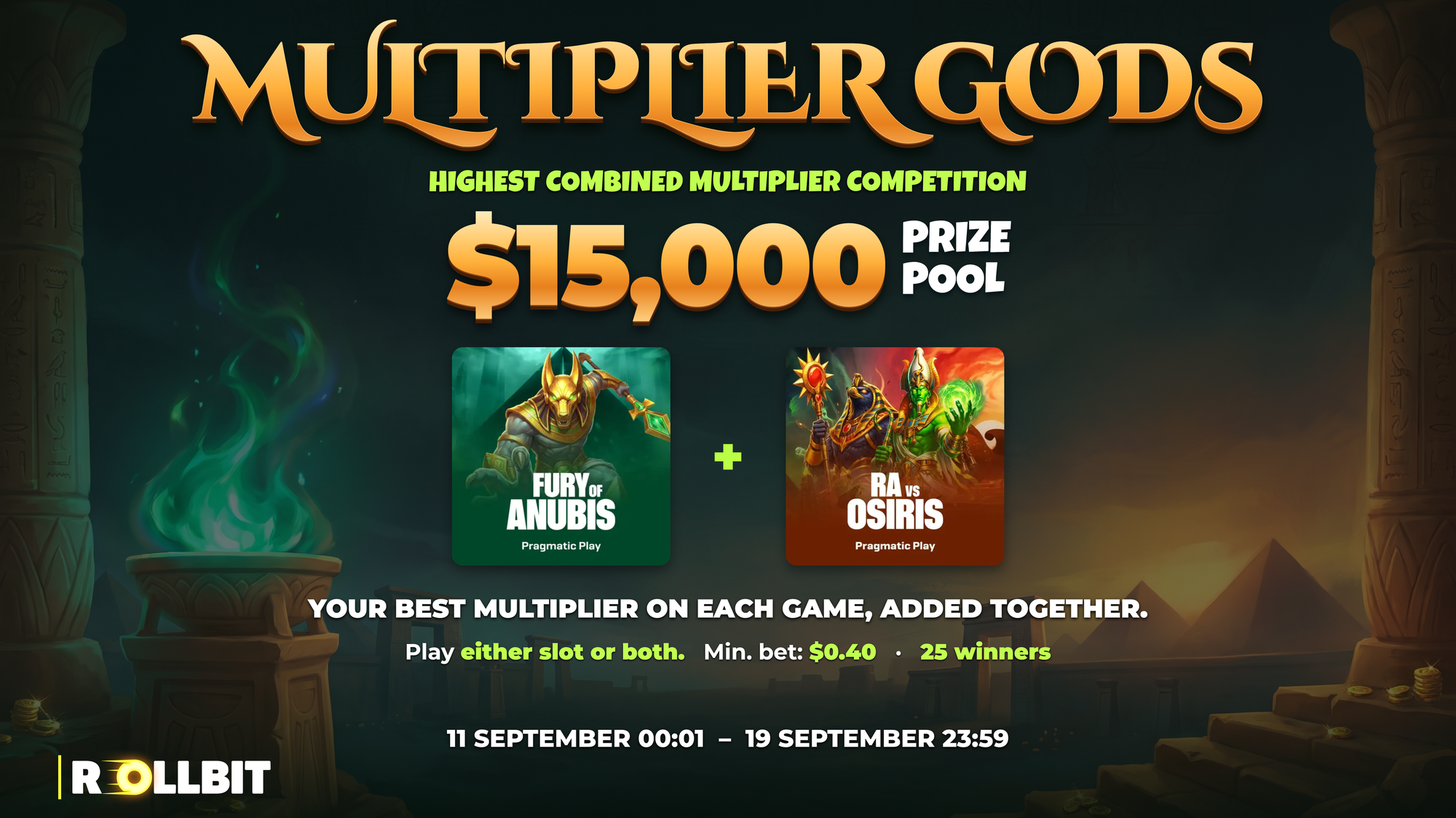 $15,000 Multiplier Gods Promotion
