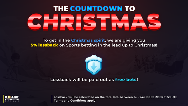 Countdown to Christmas: 5% Lossback!