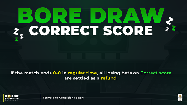 World Cup 2026 - Bore Draw - Correct Score