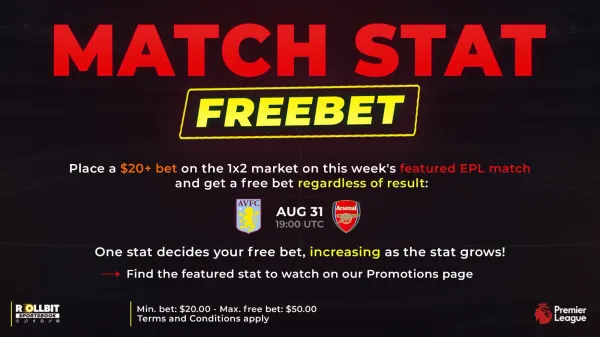 EPL Match Stat Free Bet Week 2!