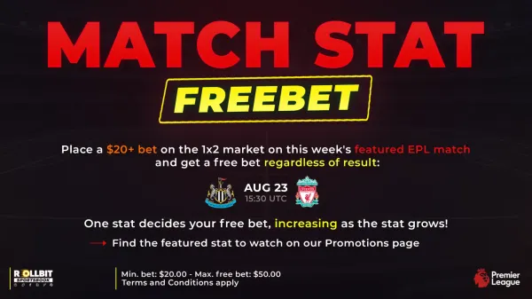 EPL Match Stat Free bet!