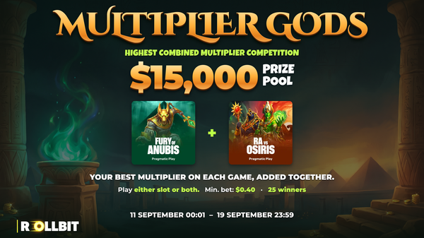 $15,000 Multiplier Gods Promotion