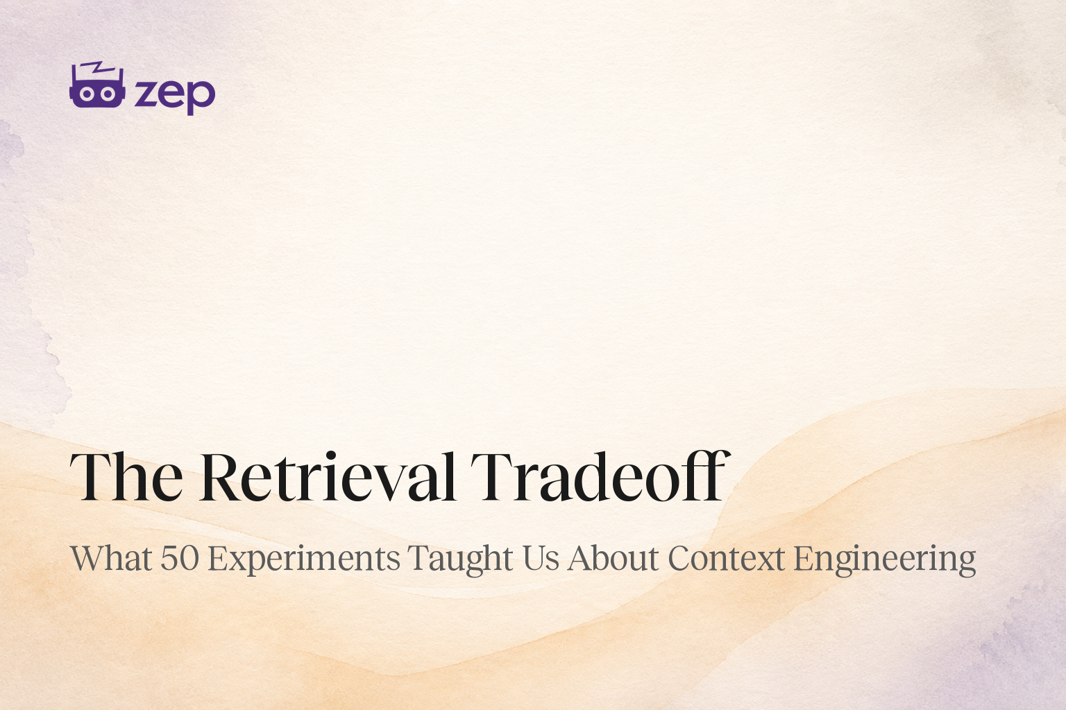 The Retrieval Tradeoff: What 50 Experiments Taught Us About Context Engineering